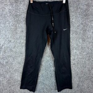 Nike Running Capri Leggings Womens XS Black Dri-Fit Stretch Workout Gym Training